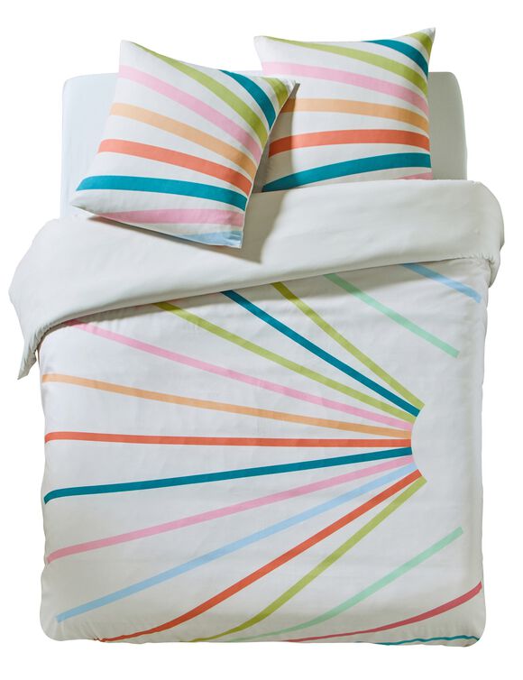 Parure de lit Artifice - en microfibre (blanc)