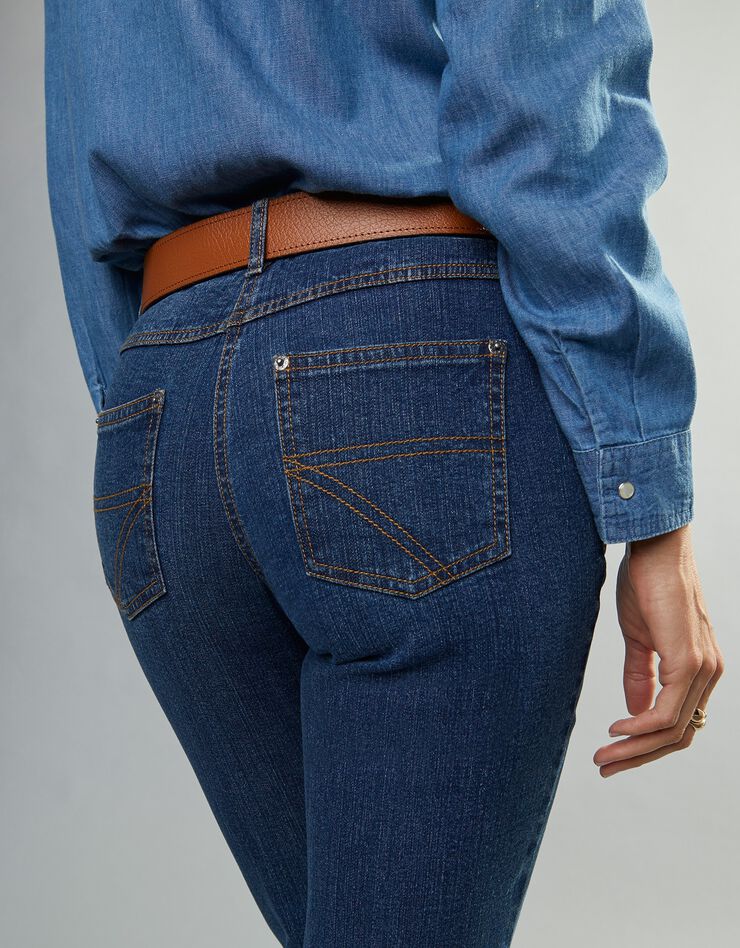 Jean coupe droite stretch - moyenne stature (stone)