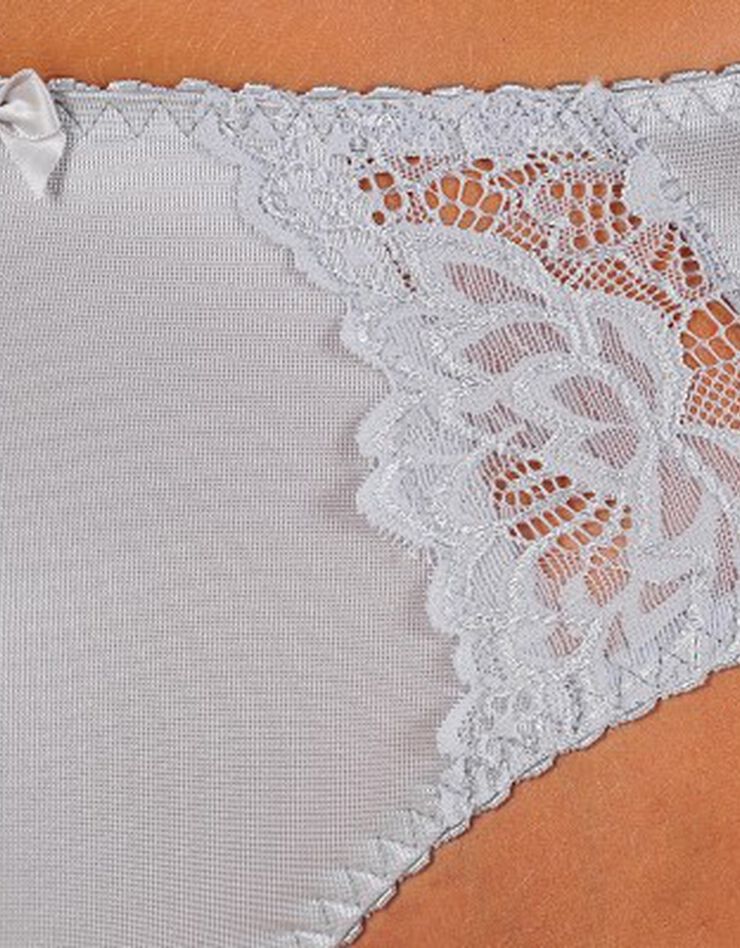 Culotte en dentelle Cerignola - lot de 2 (bleu + gris) Culotte en dentelle Cerignola - lot de 2 (bleu + gris)