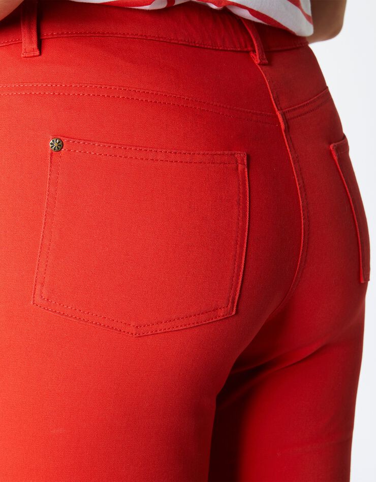 Pantalon droit raccourci, bi-stretch (paprika) Pantalon droit raccourci, bi-stretch (paprika)