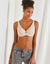 Soutien-gorge forme minimiseur en dentelle  invisible « Wild Rose» Sensation  - avec armatures flexibles (nude)