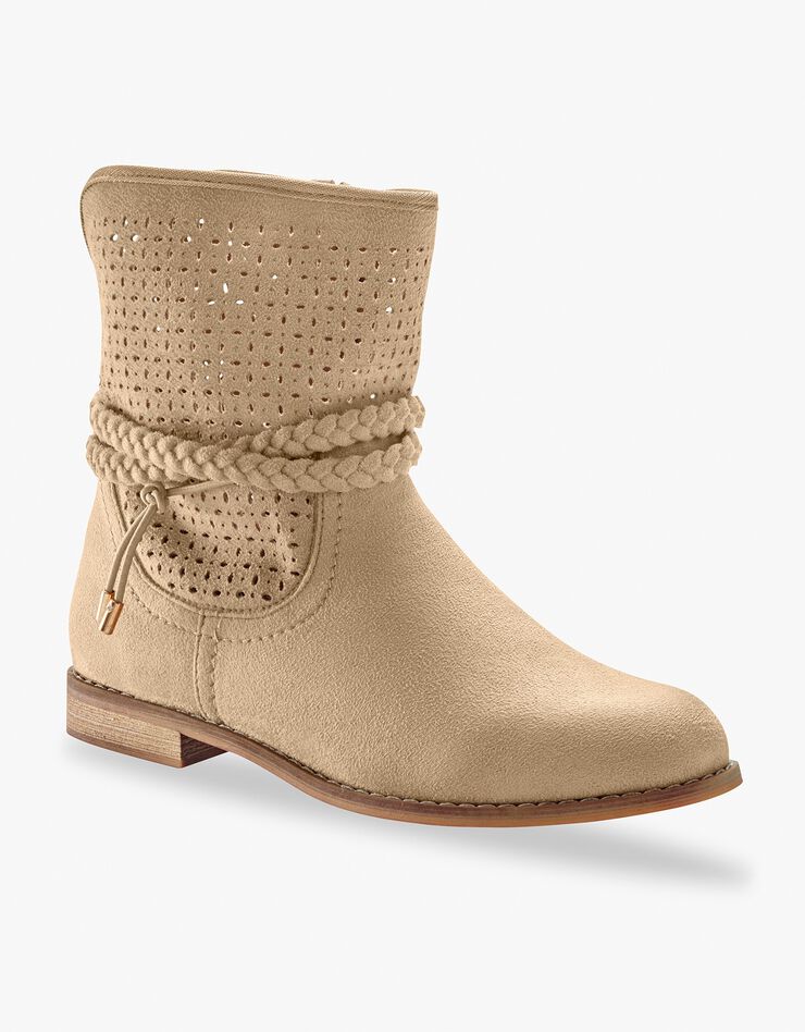 Boots plates perforées (beige) Boots plates perforées (beige)