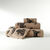 Collection serviettes de bain jacquard motif léopard 450 g/m2 (beige / noir)