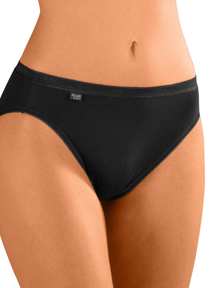 Culotte taï Basic - lot de 3 (noir)
