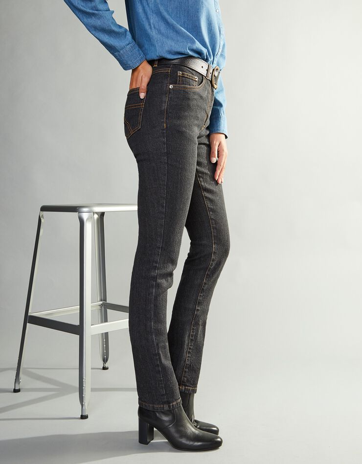 Jean coupe droite stretch - moyenne stature (black) Jean coupe droite stretch - moyenne stature (black)
