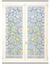 Vitrage droit maille dentelle motif citrons - la paire (peint)