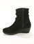Boots compensées en cuir (noir)