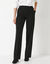 Pantalon élégant droit, uni (noir)