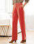 Pantalon large, fluide (rouge)