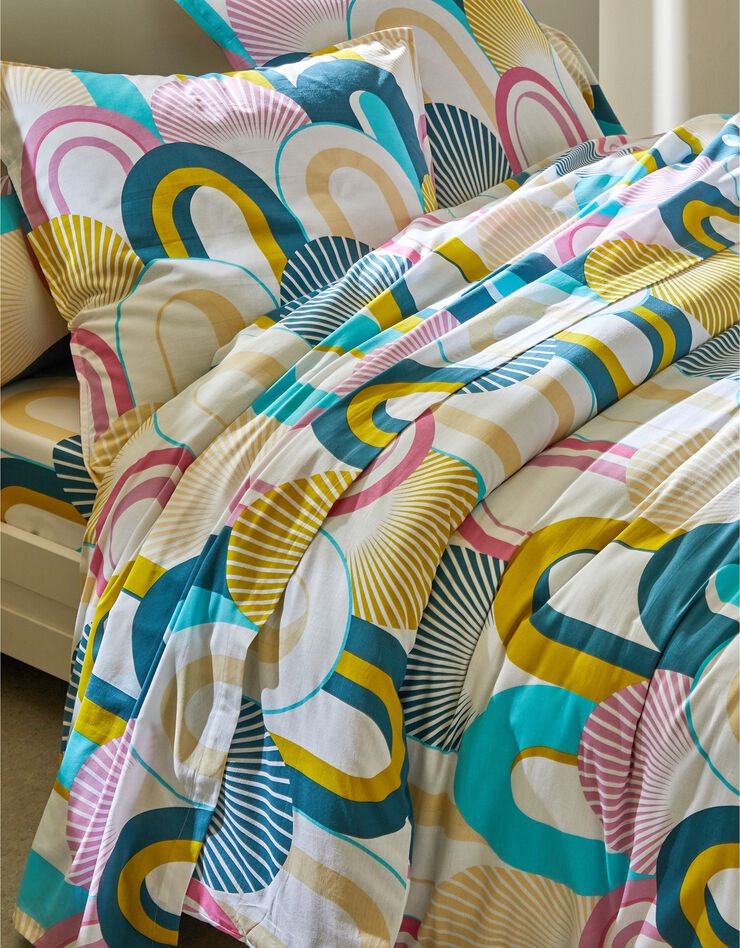 Linge de lit Arche en coton (blanc)