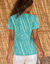 Tee-shirt manches courtes imprimé (céladon / anis)