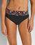 Slip de bain modulable imprimé Tarafa (noir / paprika)