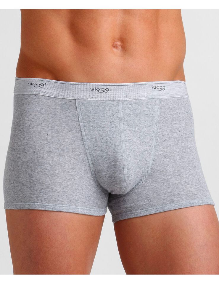Boxer Basic Freefit X-Move (gris chiné) Boxer Basic Freefit X-Move (gris chiné)
