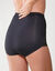 Gaine affinante plastron dentelle - maintien  (noir)
