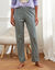 Pantalon imprimé "Nature Sauvage" (gris vert / écru)