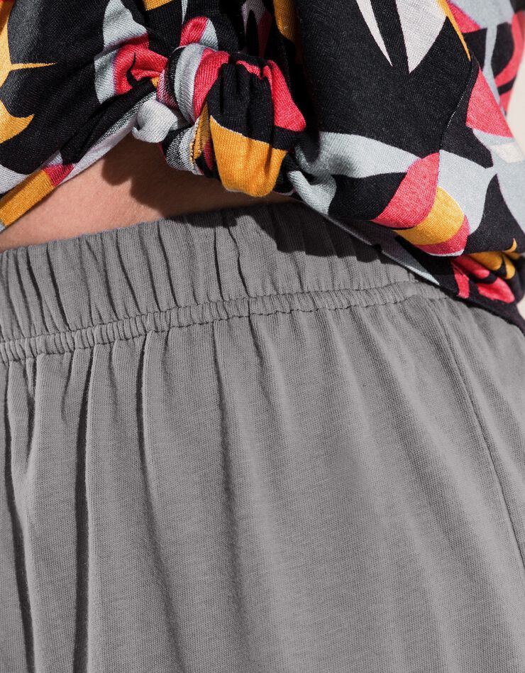 Short effet jupette - lot de 2 (gris / noir) Short effet jupette - lot de 2 (gris / noir)