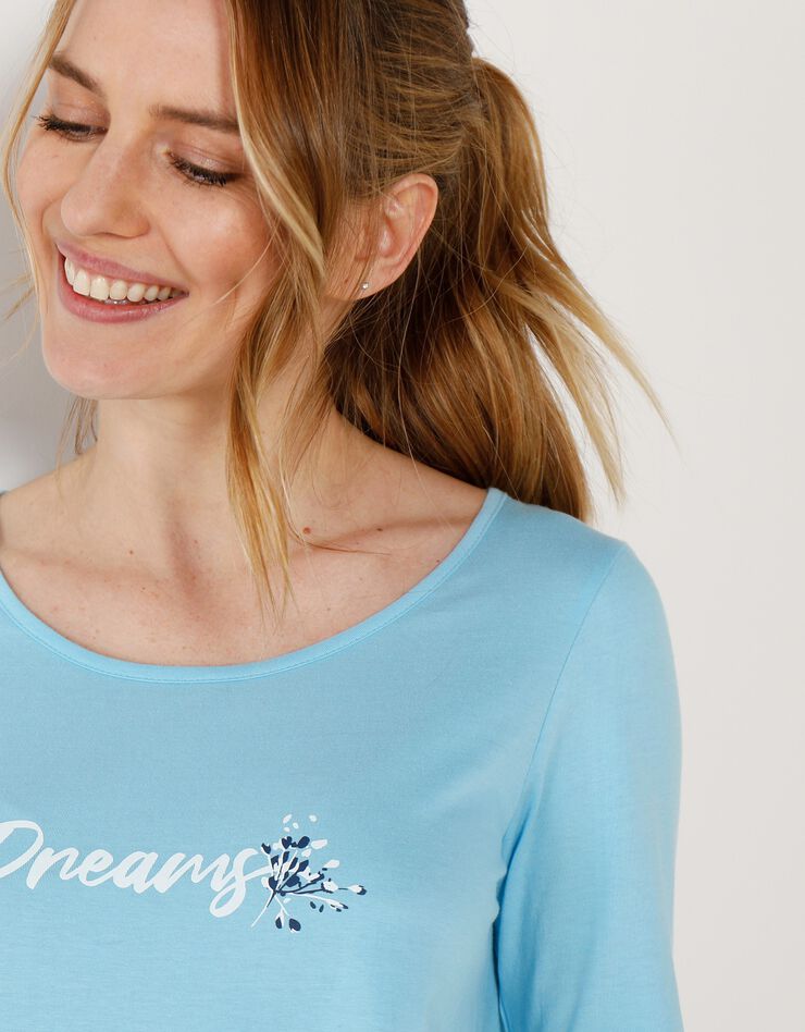 Tee-shirt manches longues – turquoise (turquoise)