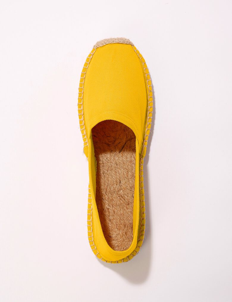 espadrilles jaune moutarde
