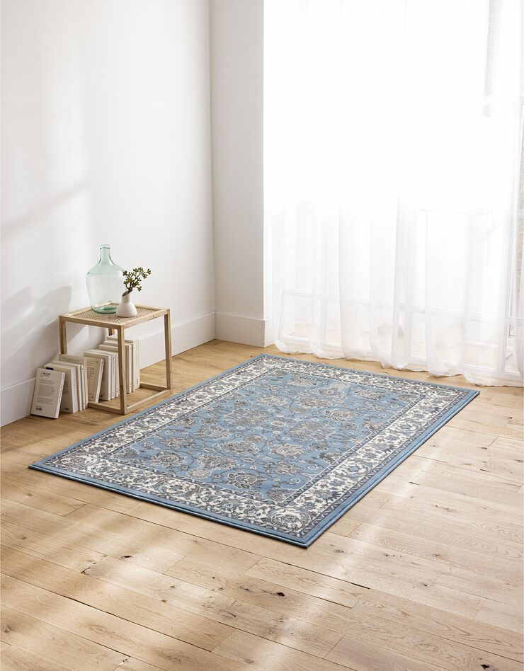 Tapis motifs perse (bleu grisé) Tapis motifs perse (bleu grisé)