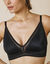 Soutien-gorge forme triangle bonnets moulés Paia- sans armatures (noir)