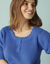 Pull Spécial Petites col rond boutonné (bleu dur)