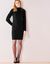 Robe pull maille torsadée (noir)