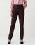 Pantalon chino uni, maille milano (chocolat)