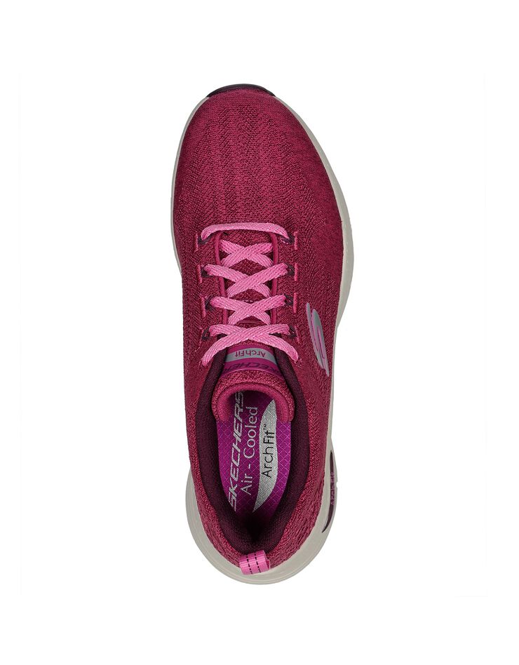Baskets Arch Fit - Comfy Wave en mesh respirant (framboise)