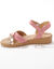 Sandales multibrides  (beige / rose)