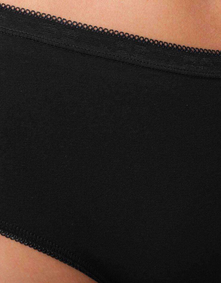 Culotte maxi basique - lot de 3 (noir)