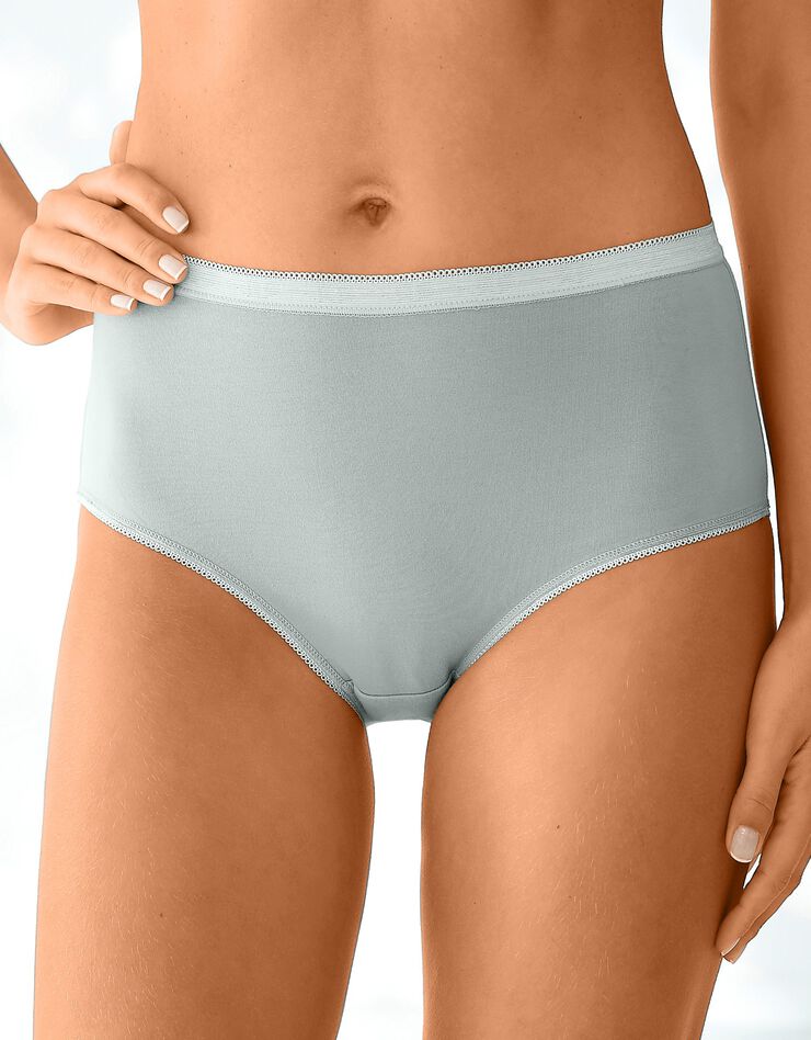 Culotte maxi basique - lot de 3 (amande + rose + vert) Culotte maxi basique - lot de 3 (amande + rose + vert)