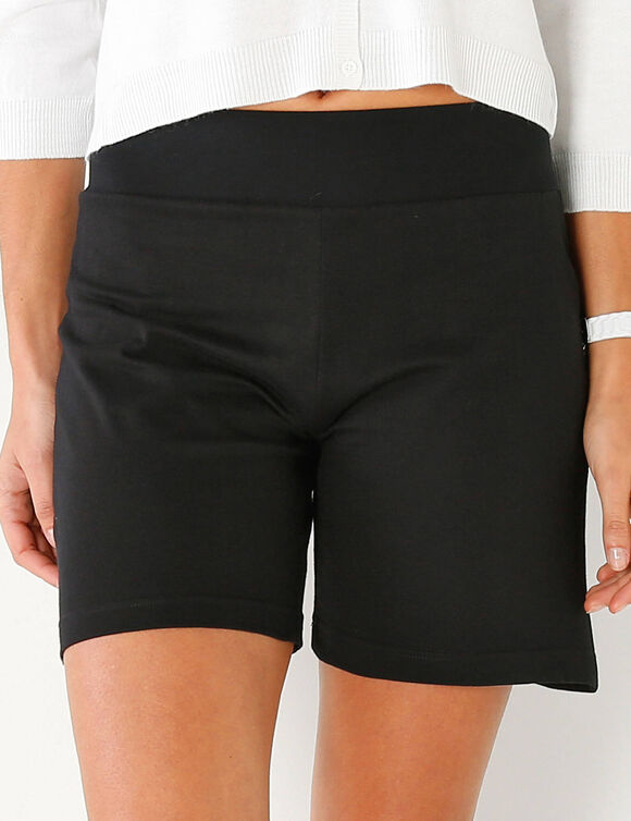 Short coton biologique (noir)
