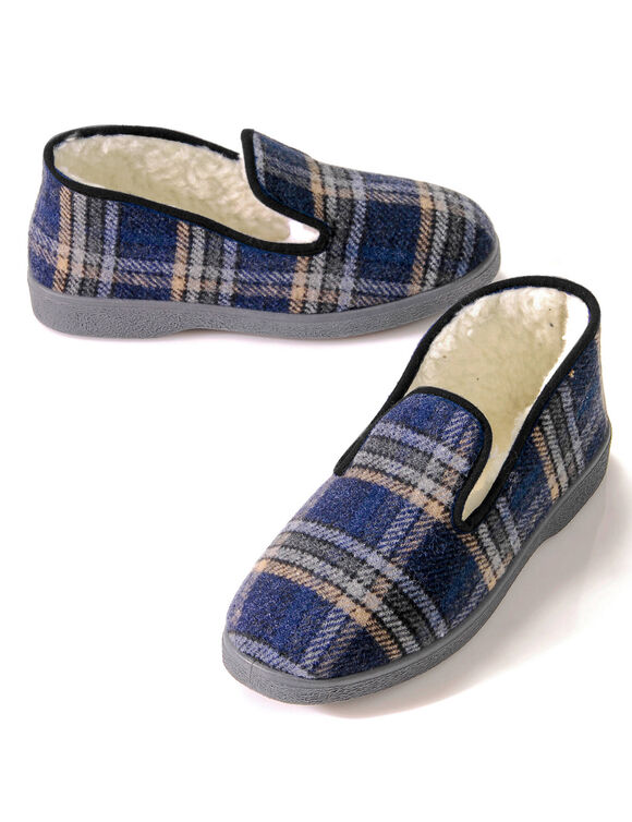 Charentaises homme confort - jusqu'au 47 (marine)