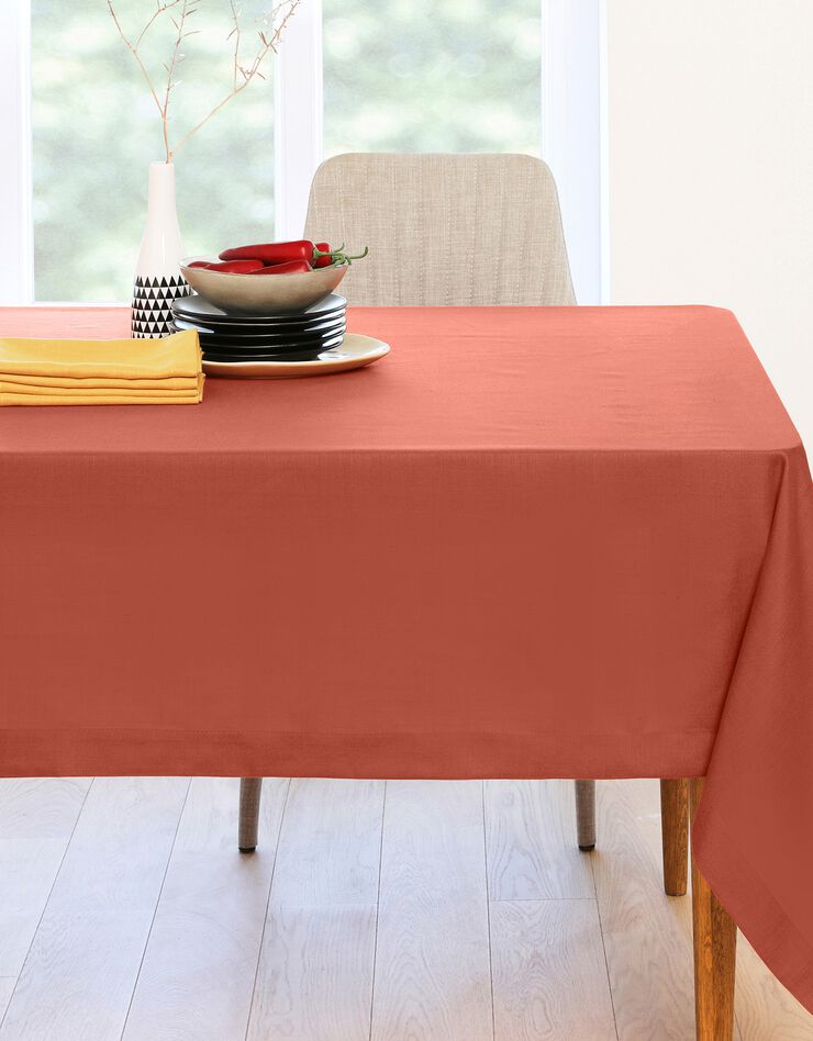 Nappe aspect lin (terracotta)