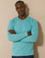T-shirt col rond  manches longues à l'unité. (aqua)
