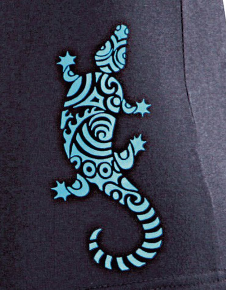 Boxer fermé élastiqué motif "salamandre" - lot de 4 (assortis) Boxer fermé élastiqué motif "salamandre" - lot de 4 (assortis)