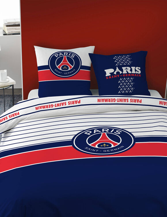 Parure de lit PSG en coton (marine)