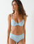 Soutien-gorge emboîtant "Dim&Ines" - avec armatures (bleu)