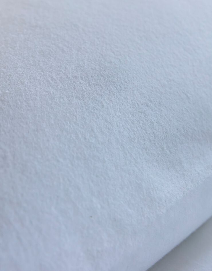 Sous-taie molleton absorbant - lot de 2 (blanc)