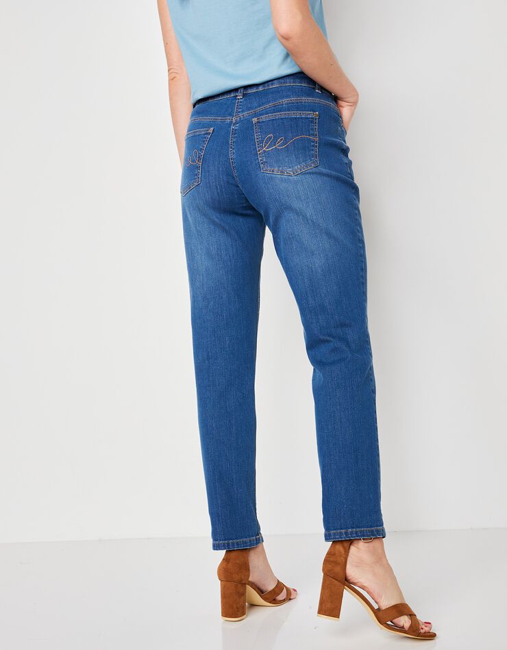 Jean stretch coupe mom (stone) Jean stretch coupe mom (stone)