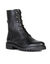 Boots noir semelle crantée dessus cuir (noir) Boots noir semelle crantée dessus cuir (noir)