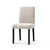 Housse bi-extensible microfibre gaufrée graphique spéciale chaise (beige)