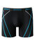 Boxer long &agrave; surpiq&ucirc;res coupe short - lot de 2 (noir + gris)