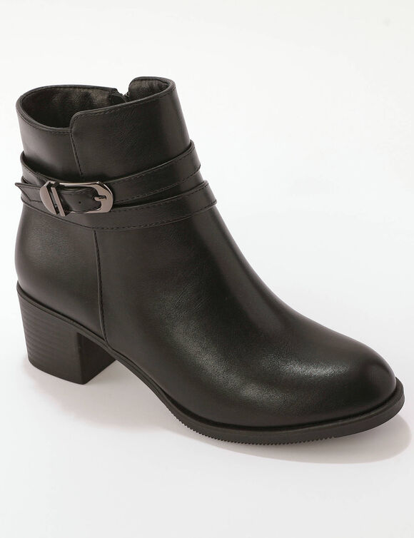 Boots &agrave; talon (noir)