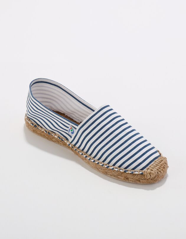 Espadrilles collection Ninole - rayé bleu (bleu)