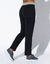 Pantalon jogging maille (noir / gris chiné)