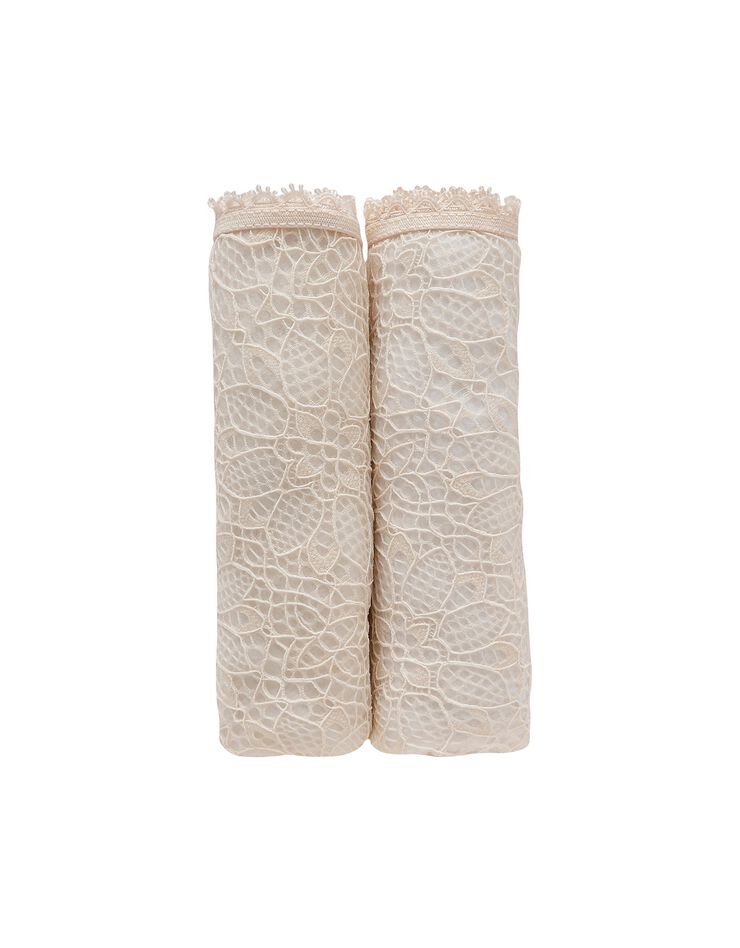 Culotte forme midi microfibre et dentelle stretch - lot de 2 (coquillage) Culotte forme midi microfibre et dentelle stretch - lot de 2 (coquillage)