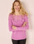 Pull macramé (lilas)