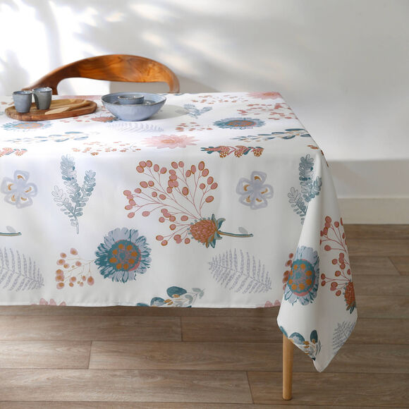 Nappe polyester imprimé champêtre (multicolore)