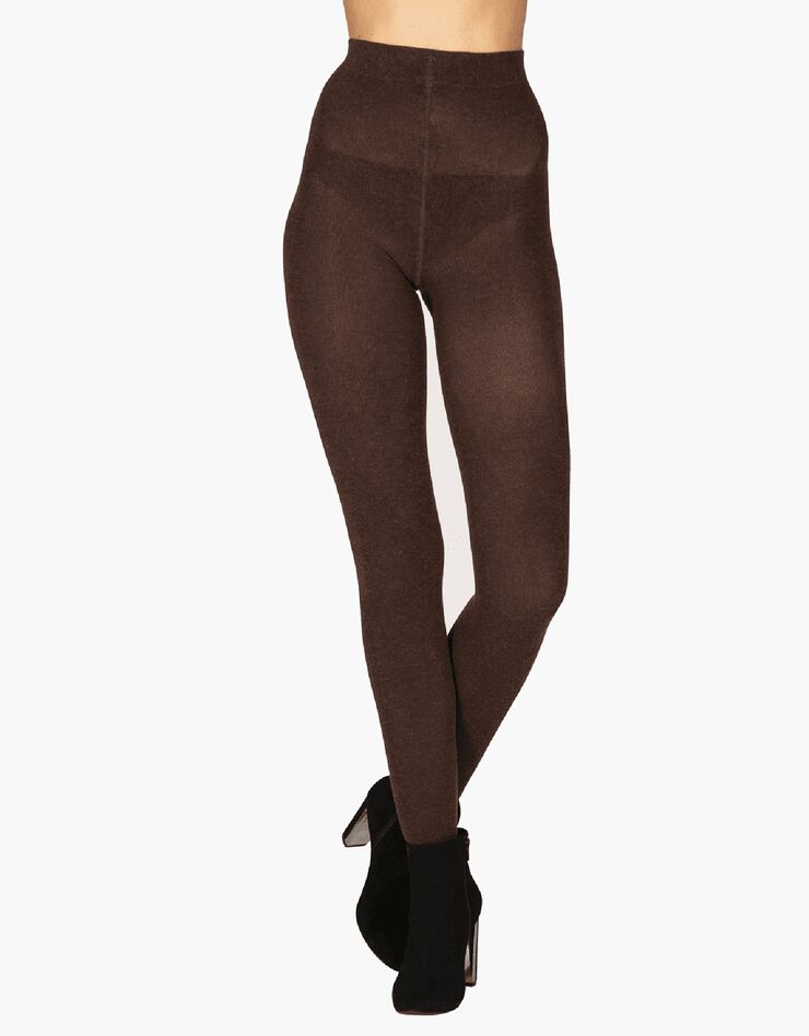 Collants opaques WELL® laine et angora (chocolat) Collants opaques WELL® laine et angora (chocolat)